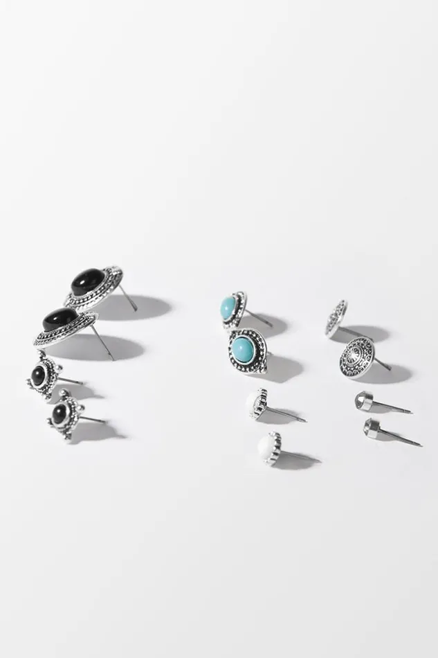 Women Jewellery Cupshe Katerina Geometric Tophus Alloy Earring Multicolor