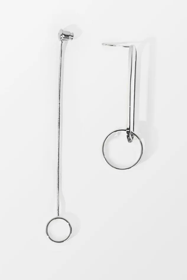 Women Jewellery Cupshe Poolside Silver Geometric Copper Earrings Multicolor