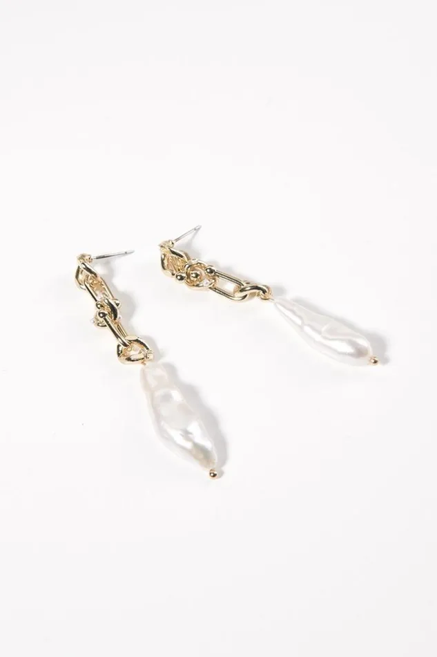Women Jewellery Cupshe Sun Kiss Solid Pearls Earrings Multicolor