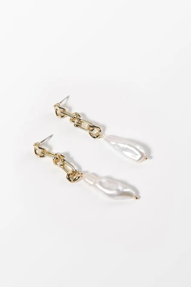 Women Jewellery Cupshe Sun Kiss Solid Pearls Earrings Multicolor