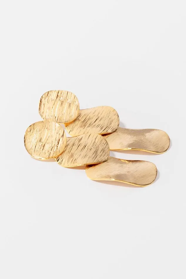 Women Jewellery Cupshe Trunk Bay Gold Minimalism Geometric Earrings Gold