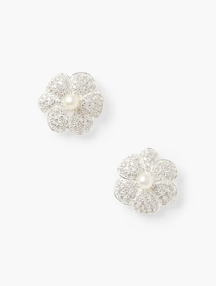 Women Jewelry Talbots Blossom Earrings Sterling Silver
