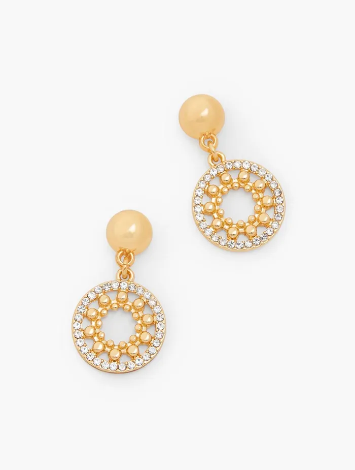 Women Jewelry Talbots Crystal Rings Earrings Crystalgold