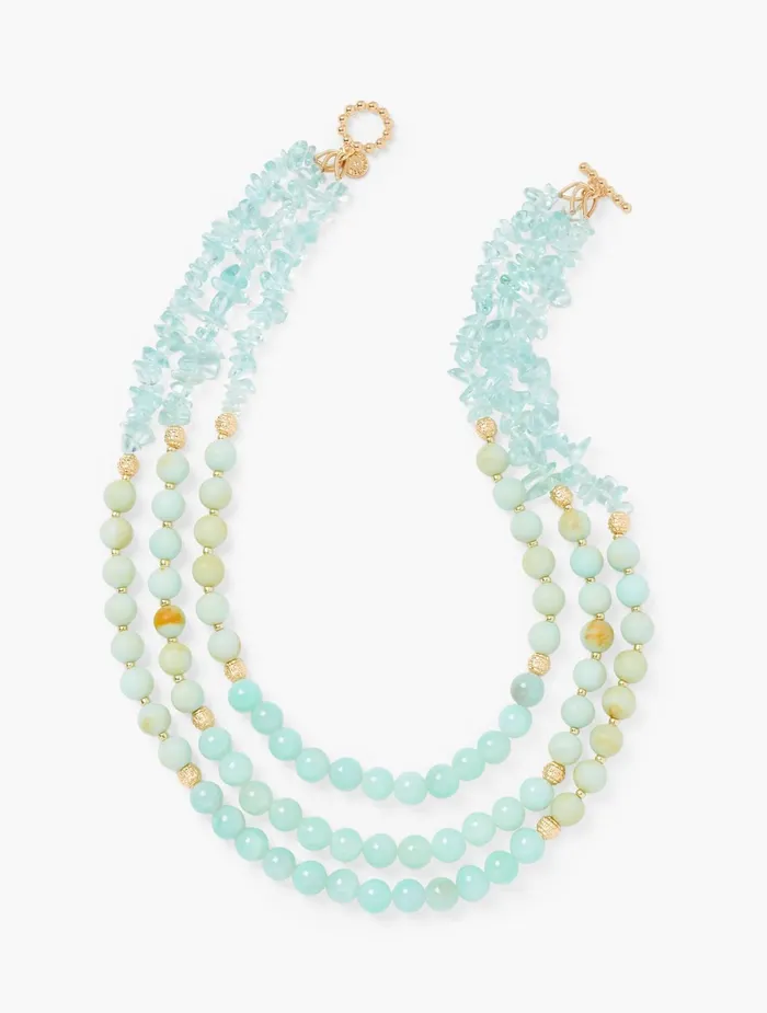 Women Jewelry Talbots Torsade Necklace Willow Green