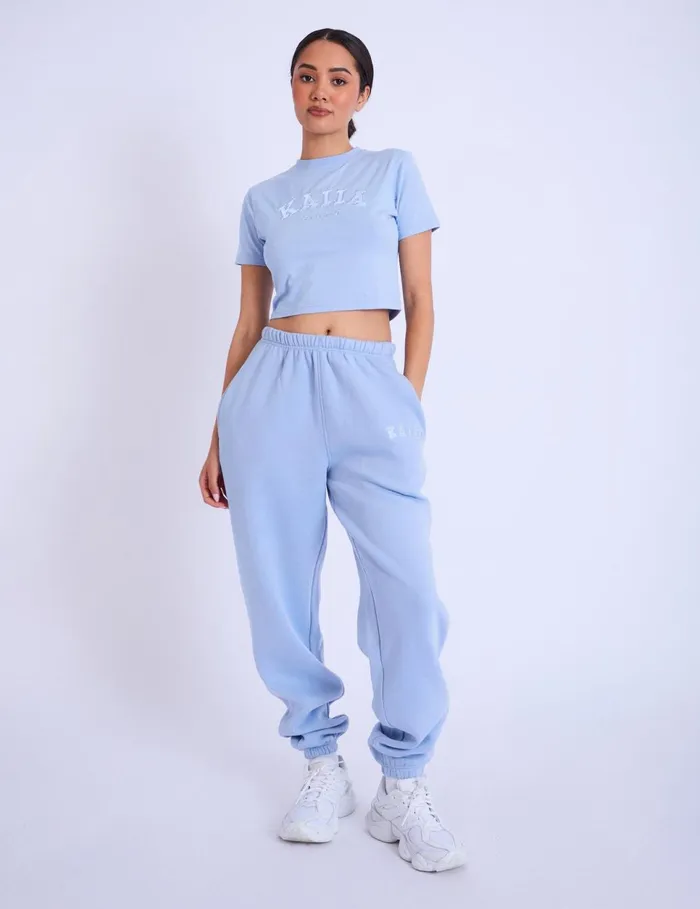 Women Kaiia Logo Cuffed Joggers Light Blue Blue Public Desire Jogger and Leggings Women Kaiia Logo Cuffed Joggers Light Blue Blue Public Desire Jogger and Leggings