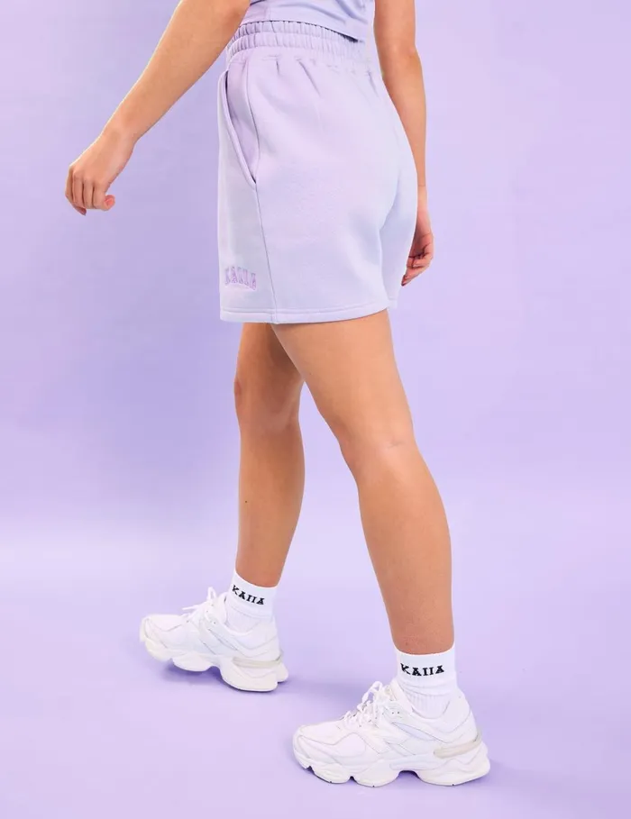 Women Kaiia Logo Sweat Shorts Lilac Lilac Public Desire Holiday
