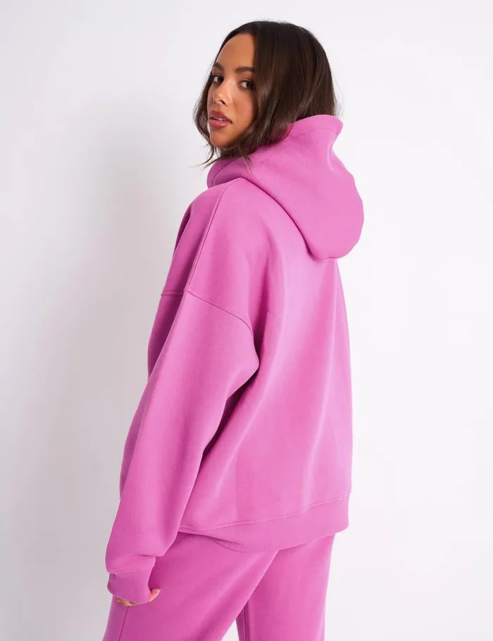 Women Kaiia Oversized Hoodie Hot Pink Pink Public Desire Tailoring