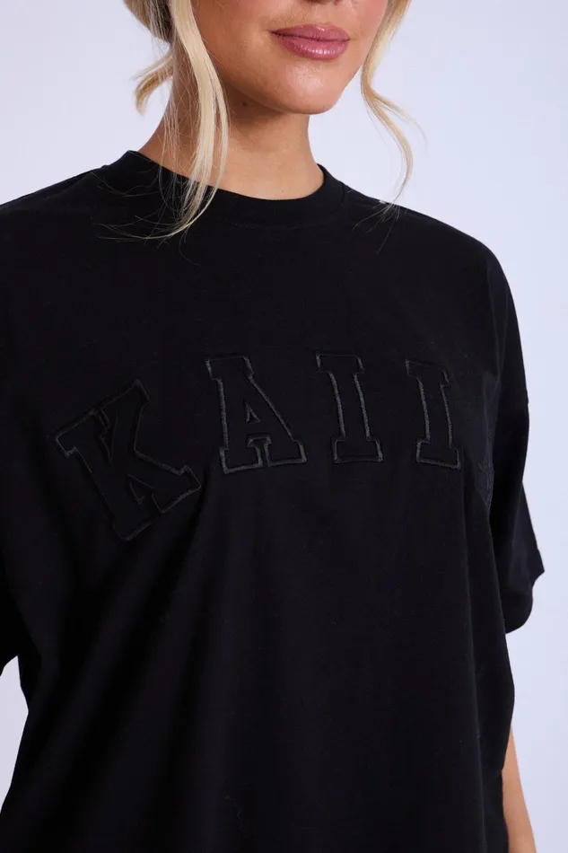 Women Kaiia Oversized Tshirt Black Black Public Desire Tops