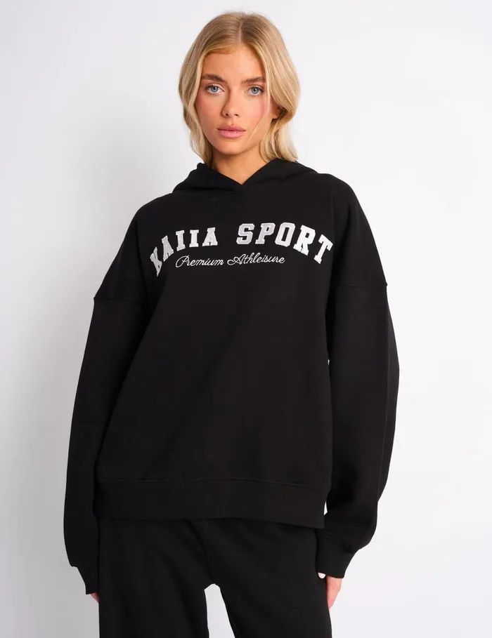 Women Kaiia Sport Oversized Hoodie Black and Cream Cream Public Desire Tailoring Women Kaiia Sport Oversized Hoodie Black and Cream Cream Public Desire Tailoring