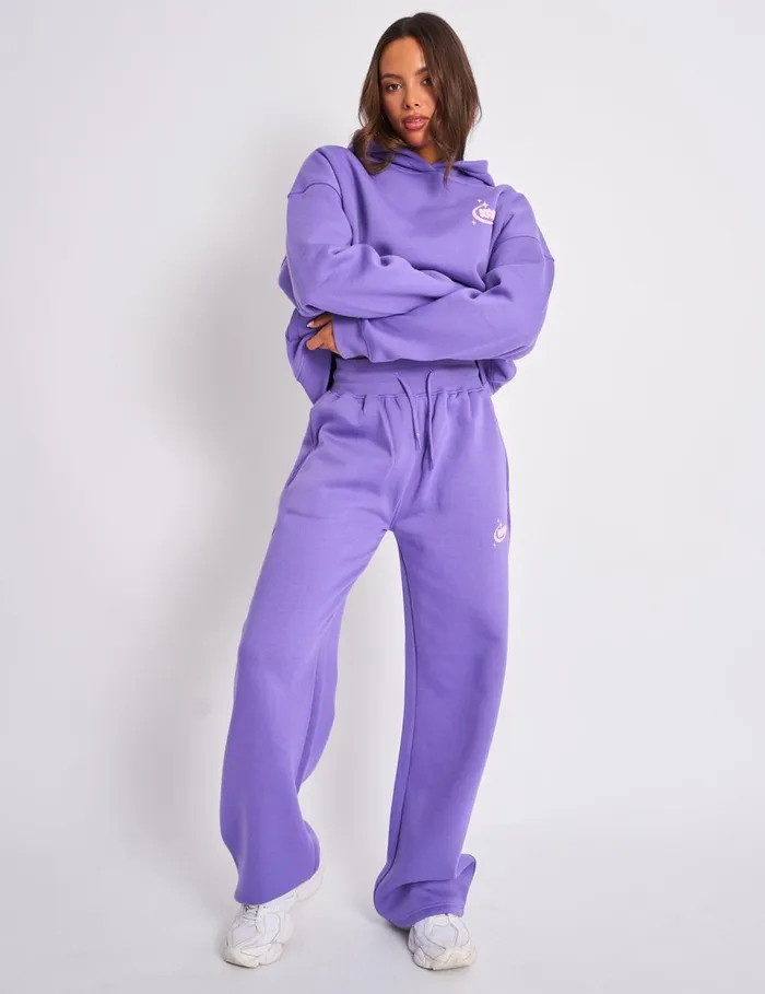 Women Kaiia Star Wide Leg Joggers Purple Purple Public Desire Jogger and Leggings Women Kaiia Star Wide Leg Joggers Purple Purple Public Desire Jogger and Leggings