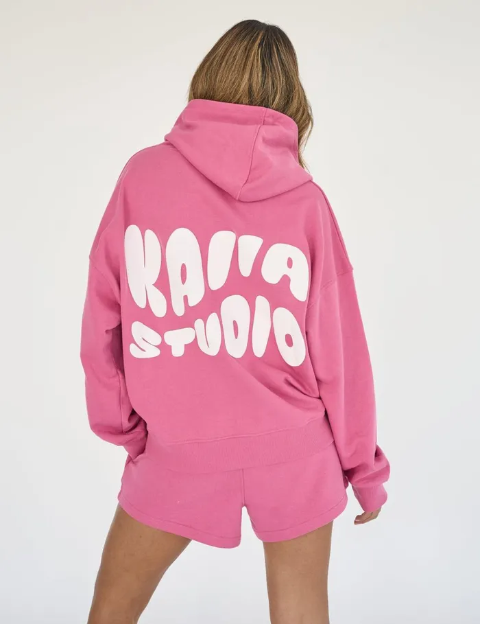 Women Kaiia Studio Bubble Logo Oversized Hoodie Pink Pink Public Desire View All Clothing Women Kaiia Studio Bubble Logo Oversized Hoodie Pink Pink Public Desire View All Clothing
