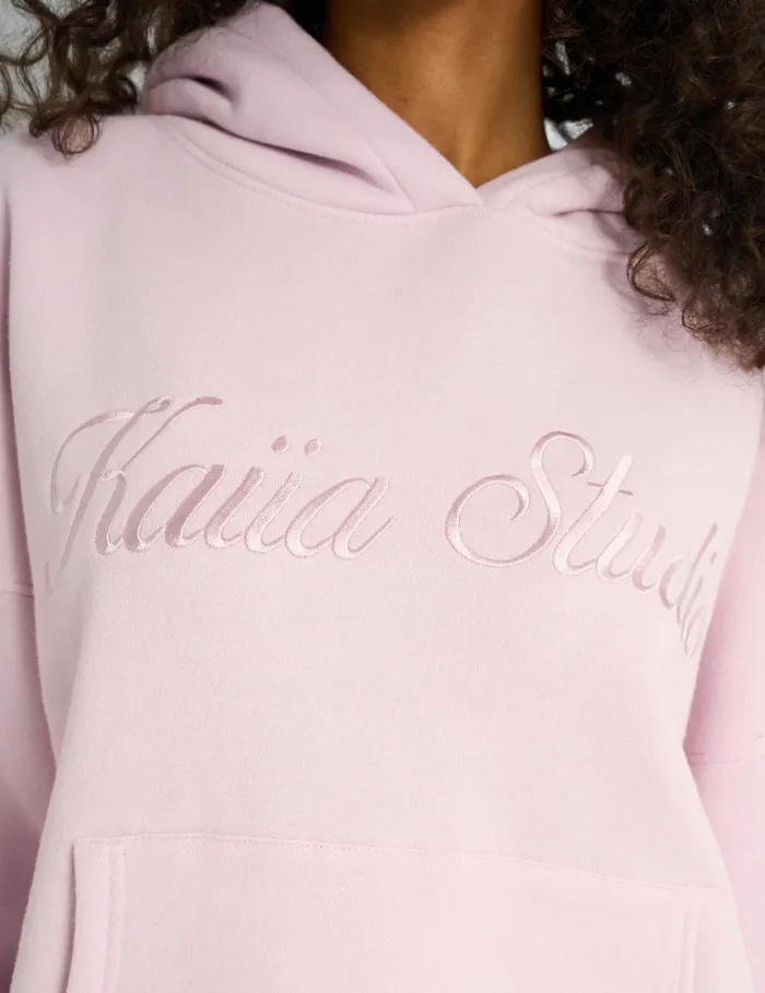 Women Kaiia Studio Oversized Hoodie Pink Chai Pink Public Desire Sweatshirt and Hoodies