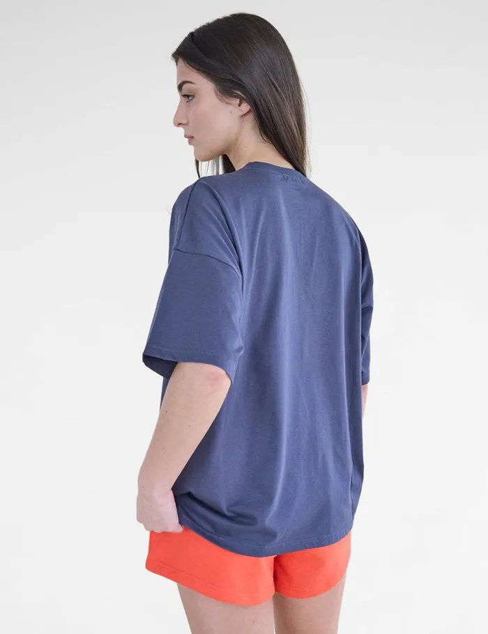 Women Kaiia Studio Oversized Tshirt Charcoal Grey Public Desire Tops