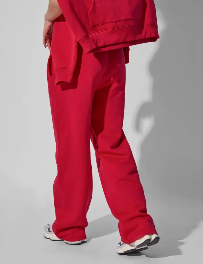 Women Kaiia Wide Leg Joggers Red Red Public Desire Jogger and Leggings