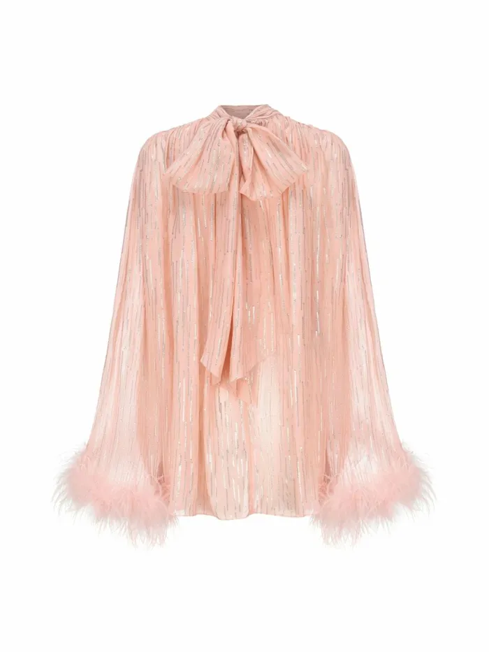 Women Keira Feather Top Nana Jacqueline Tops