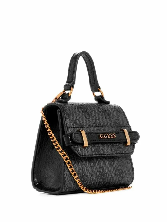 WomenKids GUESS Handbags Sestri Quattro G Micro Mini Satchel Cloud Wash