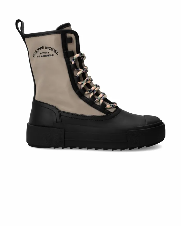 WomenKids Paris Haute Sneakers BrownBlack ShoesParis Philippe Model Paris Hybrid