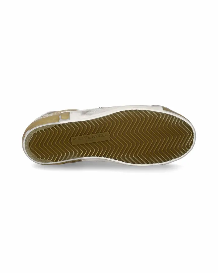 WomenKids Prsx Sneakers WhiteGold Casual Shoes Philippe Model Paris Casual