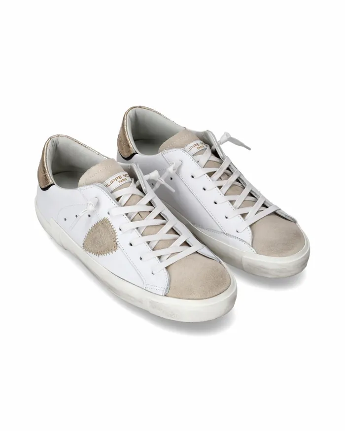 WomenKids Prsx Sneakers WhiteGold Shoes Paris Philippe Model Paris Minimal