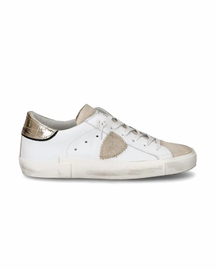 WomenKids Prsx Sneakers WhiteGold Shoes Paris Philippe Model Paris Minimal
