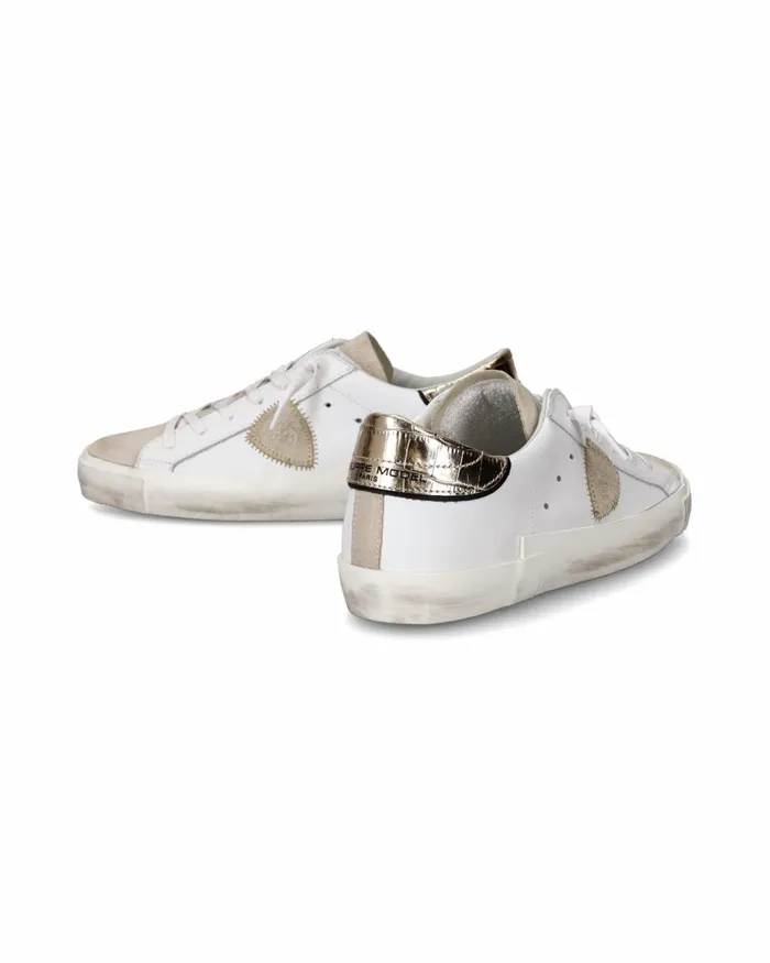 WomenKids Prsx Sneakers WhiteGold Shoes Paris Philippe Model Paris Minimal