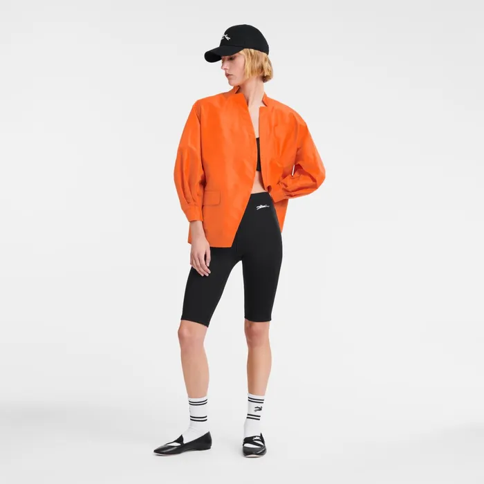 Women Kimono Jacket Orange Longchamp Coats and Jackets