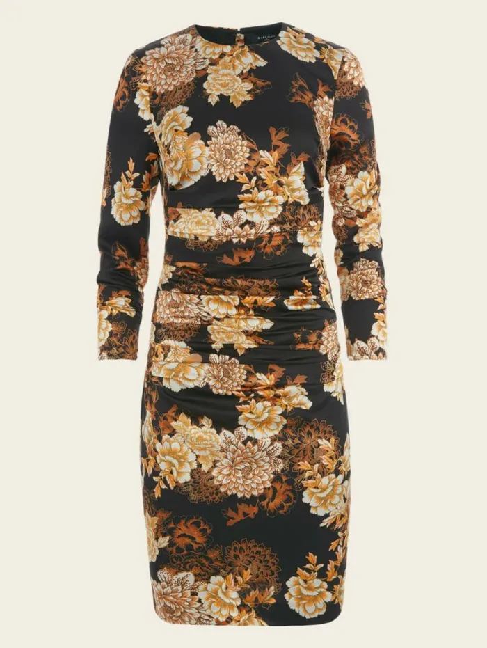 Women Krystal Dress After Dark Floral Print Marciano Dresses Women Krystal Dress After Dark Floral Print Marciano Dresses