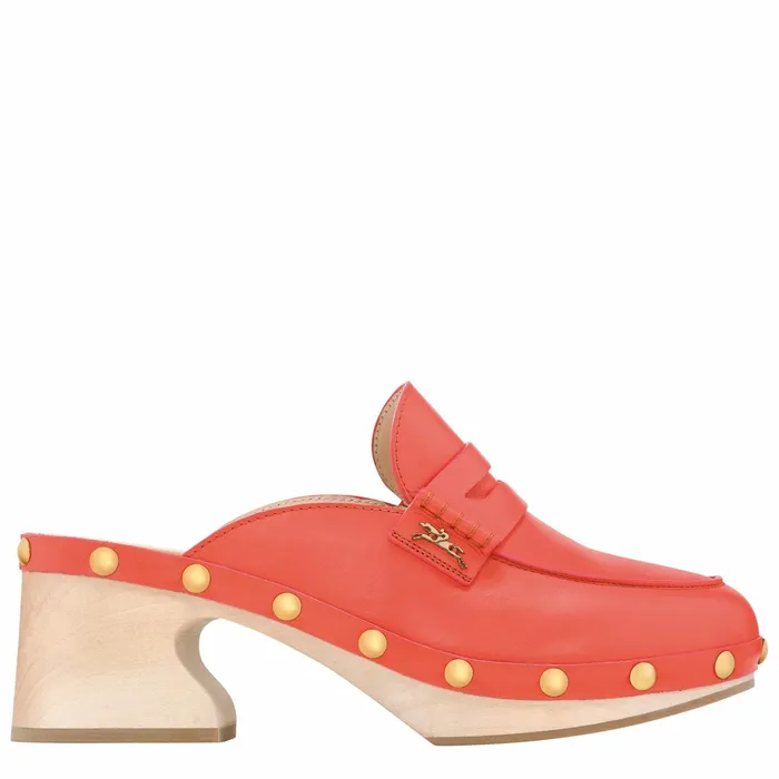 Women La Cigale Clogs Strawberry Longchamp Sandals