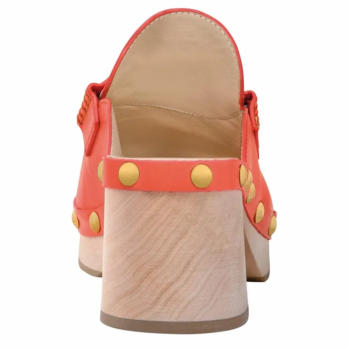 Women La Cigale Clogs Strawberry Longchamp Sandals