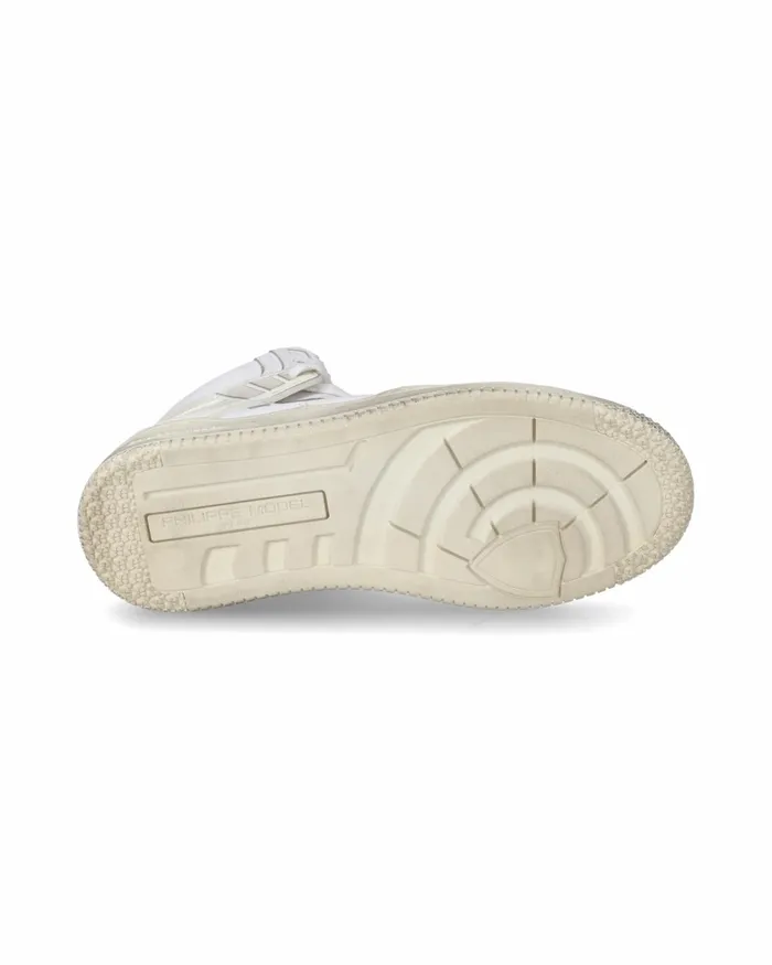 Women La Grande High Sneakers White Shoes Philippe Model Paris Street