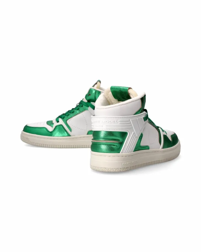 Women La Grande Sneakers WhiteGreen Shoes Philippe Model Paris Street