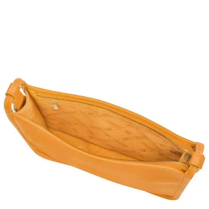 Women Le Foulonn M Crossbody Bag Apricot Longchamp Crossbody Bags