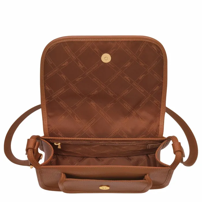 Women Le Foulonn M Crossbody Bag Caramel Longchamp Crossbody Bags