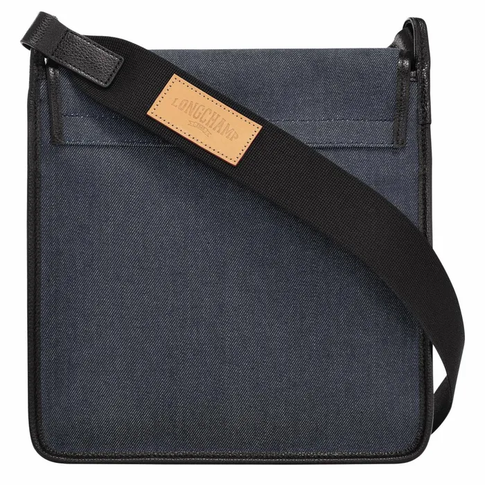 Women Le Foulonn M Crossbody Bag Navy Longchamp Crossbody Bags