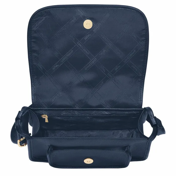 Women Le Foulonn M Crossbody Bag Navy Longchamp Crossbody Bags