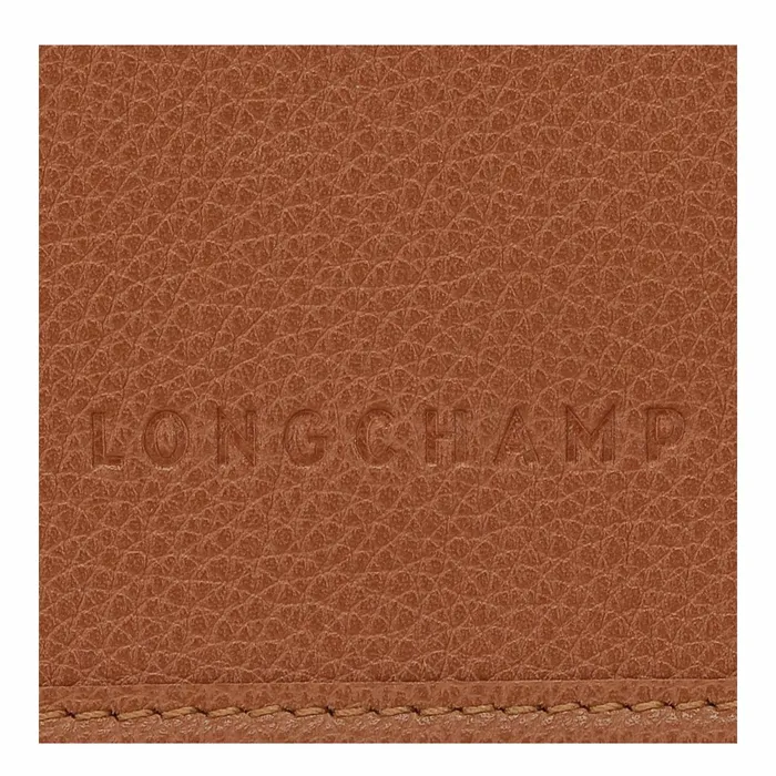 Women Le Foulonn XS Clutch Caramel Longchamp Leather Clutches