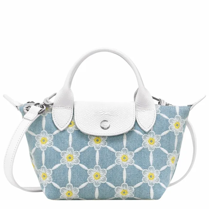 Women Le Pliage Collection XS Handbag Sky Blue Longchamp Handbags