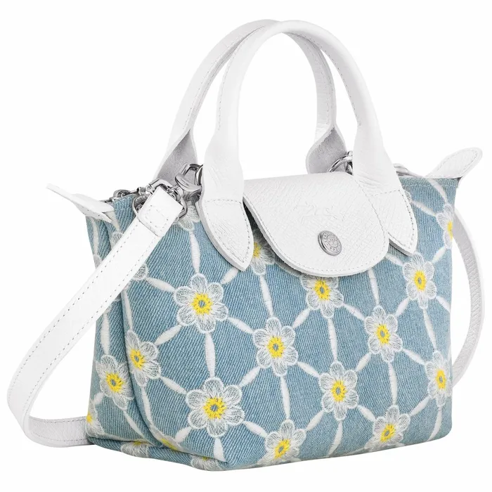Women Le Pliage Collection XS Handbag Sky Blue Longchamp Handbags