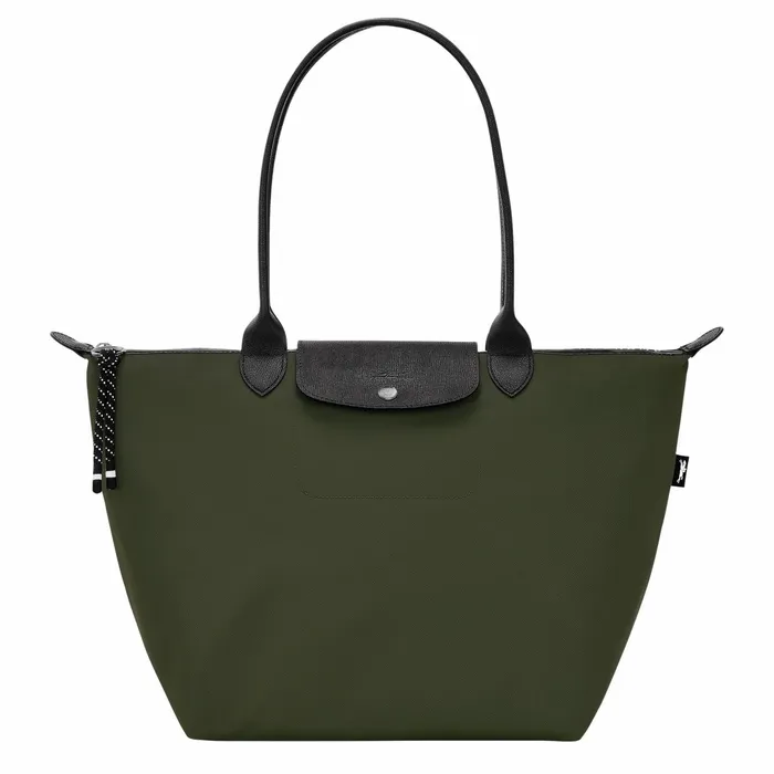 Women Le Pliage Energy L Tote Bag Khaki Longchamp Shoulder Bags