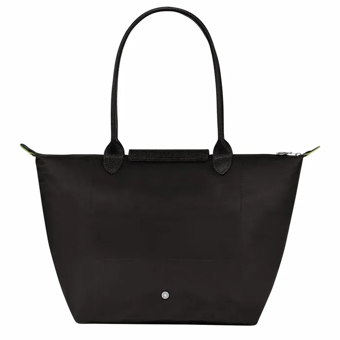 Women Le Pliage Green L Tote Bag Black Longchamp Shoulder Bags