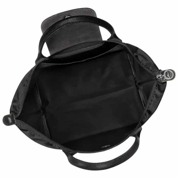 Women Le Pliage Green M Handbag Black Longchamp Handbags