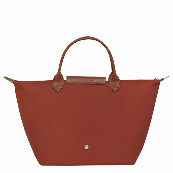 Women Le Pliage Green M Handbag Chestnut Longchamp Handbags