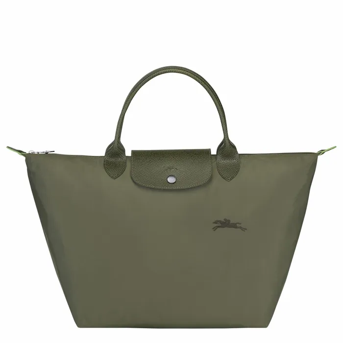 Women Le Pliage Green M Handbag Forest Longchamp Handbags