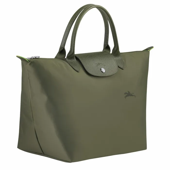 Women Le Pliage Green M Handbag Forest Longchamp Handbags