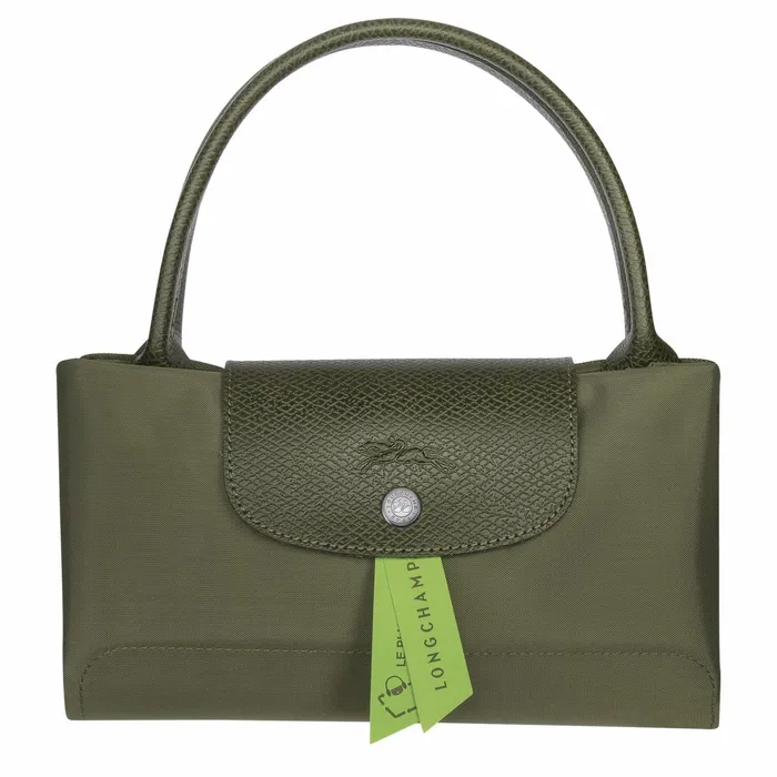 Women Le Pliage Green M Handbag Forest Longchamp Handbags