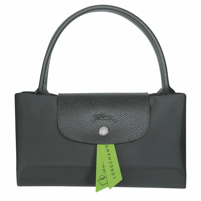Women Le Pliage Green M Handbag Graphite Longchamp Handbags