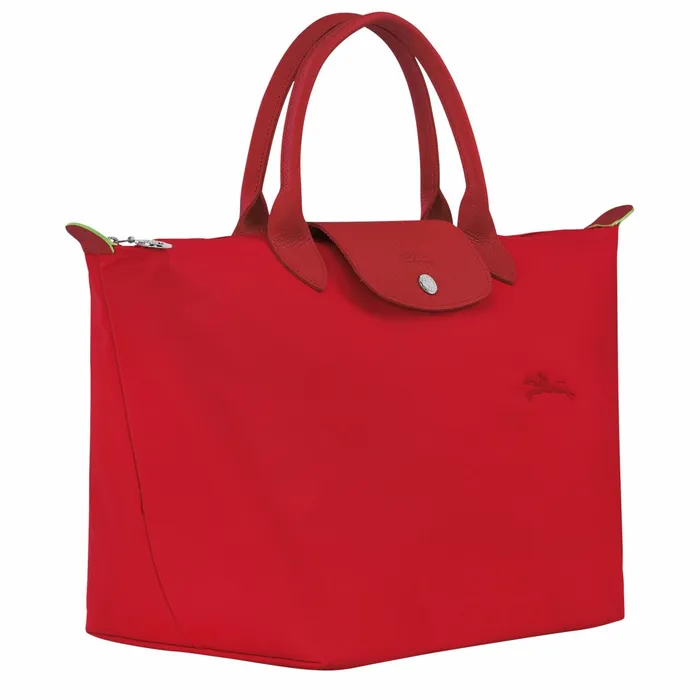 Women Le Pliage Green M Handbag Tomato Longchamp Handbags