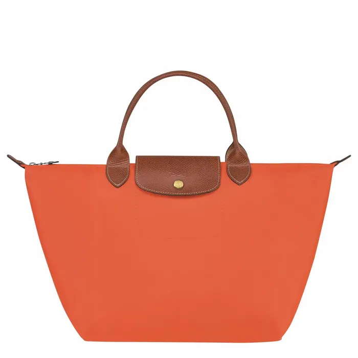 Women Le Pliage Original M Handbag Orange Longchamp Handbags