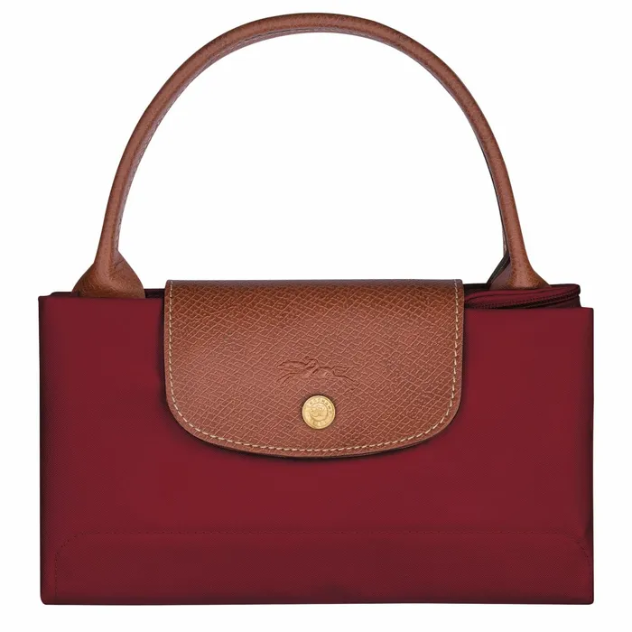Women Le Pliage Original M Handbag Red Longchamp Handbags