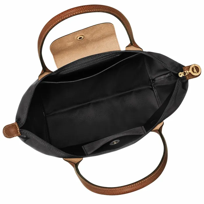 Women Le Pliage Original M Tote Bag Black Longchamp Shoulder Bags